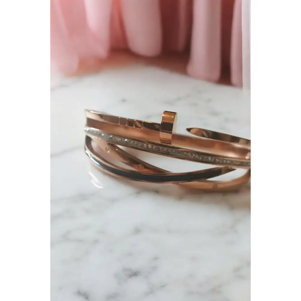 Adair Rose gold Stainless Steel Bracelet - Bracelet
