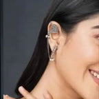 Adair Sakranti Festive Brass Silver Replica Earrings - Earrings