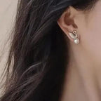 Adair Seraphina Crystals With Lone Pearl - Earrings