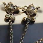 Adair Silver Mirage Tea Saucer Earrings - Earrings
