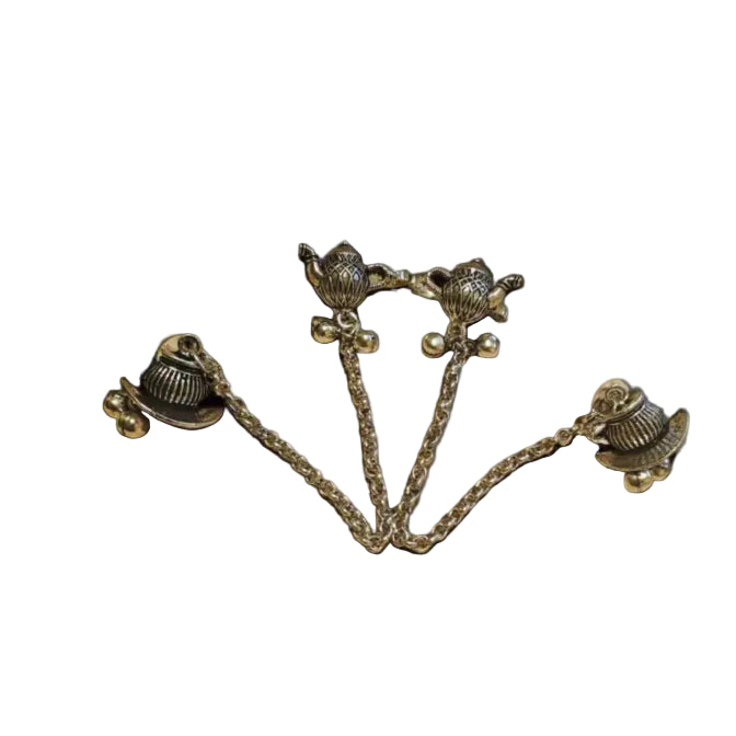 Adair Silver Mirage Tea Saucer Earrings - Earrings