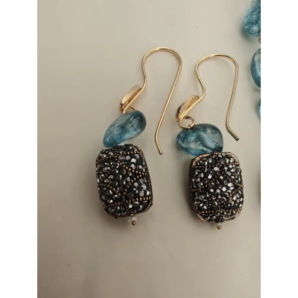 Adairgems Stone Mala with Earrings - Necklace
